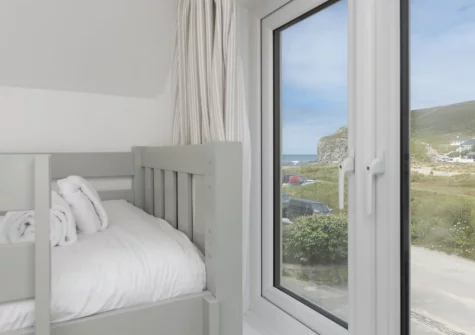Bedroom #3 at Castaways, Porthtowan