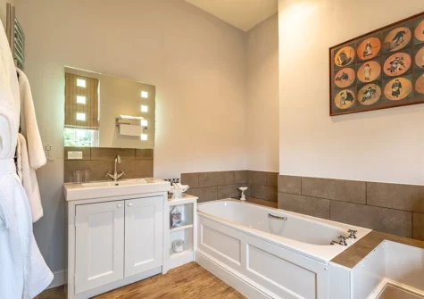 Bedroom #8 en-suite at Castle By The Water, Paynter's Cross