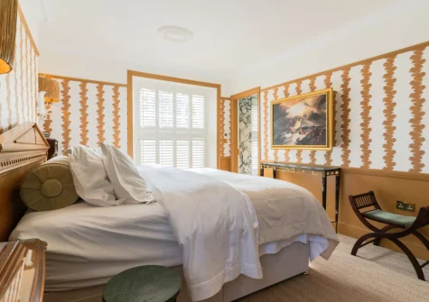 Bedroom #1 at Castle Lodge, Truro