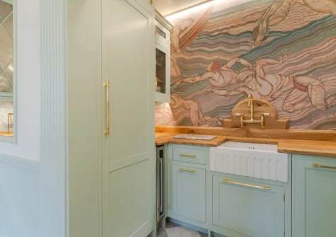 The utility room at Castle Lodge, Truro