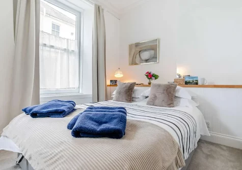 Bedroom #1 at Castle View, Fowey