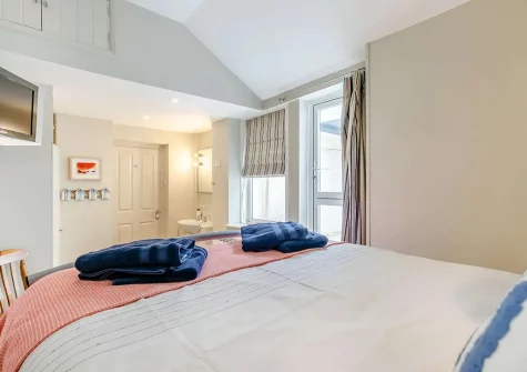 Bedroom #2 at Castle View, Fowey