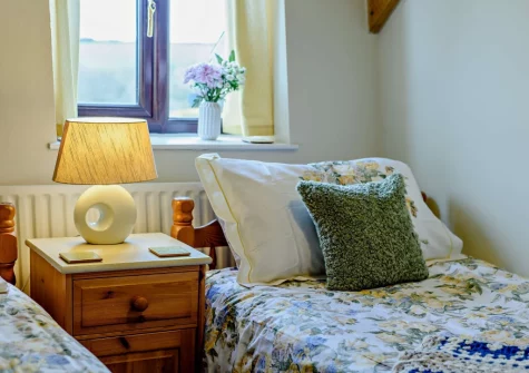 Bedroom #2 at Cedar Cottage, Woolsery