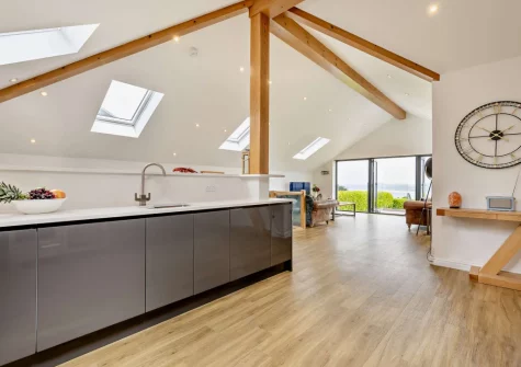 The kitchen at Cedar Lodge, Carbis Bay