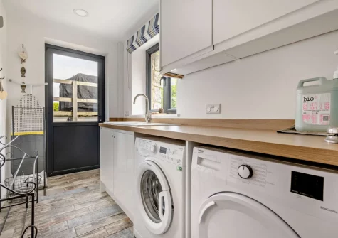 The utility room at Cedar Lodge, Carbis Bay