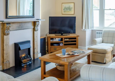 The drawing oom at Chapel Mead, Polruan