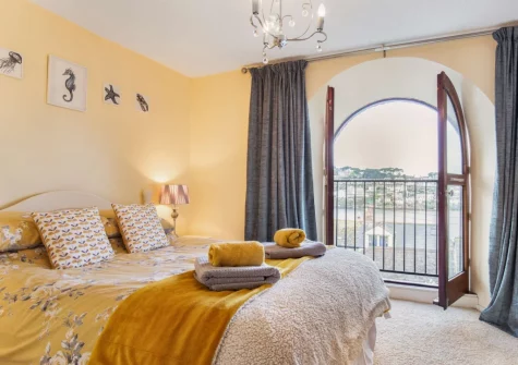 Bedroom #1 at Chapel Retreat, Polruan