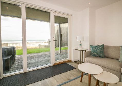The living area at Chapel Rock View, Perranporth