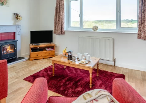 Cherry Cottage at Mettaford Farm, Hartland is a beautifully presented reverse-level retreat in stunning North Devon countryside, featuring a shared indoor heated pool, hot tub, sauna and games room, close to dramatic coastal paths and beaches.