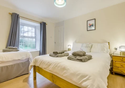 Bedroom #1 at Cherry Cottage, St Issey