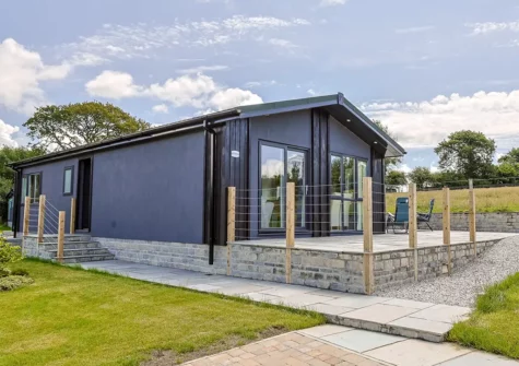 Outside Cherry Lodge, 14 Roadford Lake Lodges, Broadwoodwidger