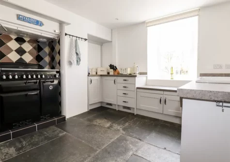 The kitchen at Cherry Orchard House, Mevagissey