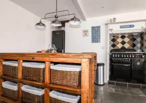 The kitchen at Cherry Orchard House, Mevagissey