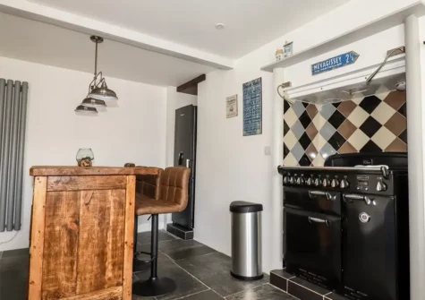 The kitchen at Cherry Orchard House, Mevagissey