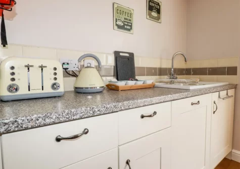 The third floor kitchenette at Cherry Orchard House, Mevagissey