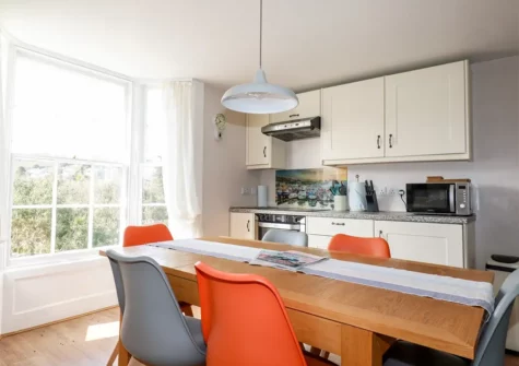 The third floor kitchenette at Cherry Orchard House, Mevagissey