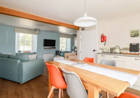 The third floor kitchenette at Cherry Orchard House, Mevagissey