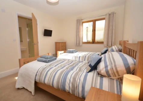 Bedroom #2 at Cherry Tree Barn, Alwington