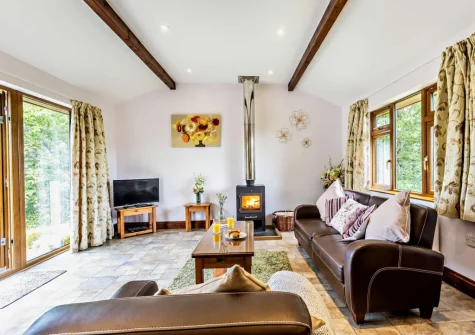 The living area at Cherry View, South Molton