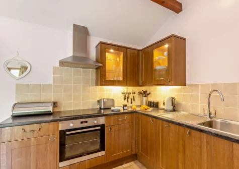 The kitchen at Cherry View, South Molton