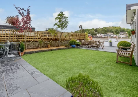 The patio & garden at Chill Out At Number 10!, Bideford