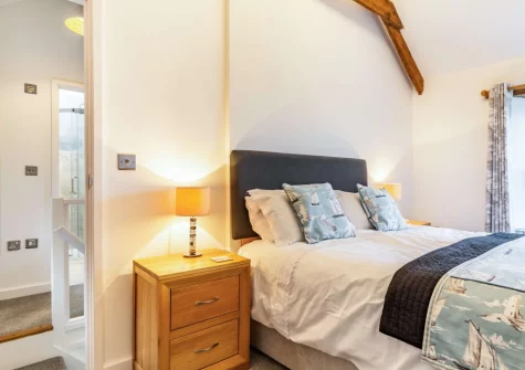 Bedroom #1 at Christopher Cottage, Lanteglos