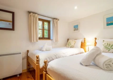 Bedroom #3 at Church Close Cottage, Cusgarne
