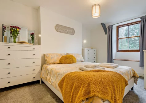 Bedroom #1 at Church Cottage, Little Petherick