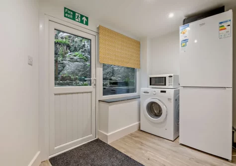 The utility room at Church Cottage, Little Petherick