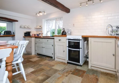 The kitchen & dining area at Church View, Tedburn St Mary