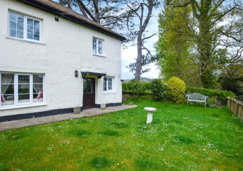 The garden at Church View, Tedburn St Mary