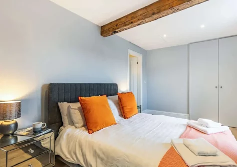Bedroom #1 at Churchfield Cottage, Appledore