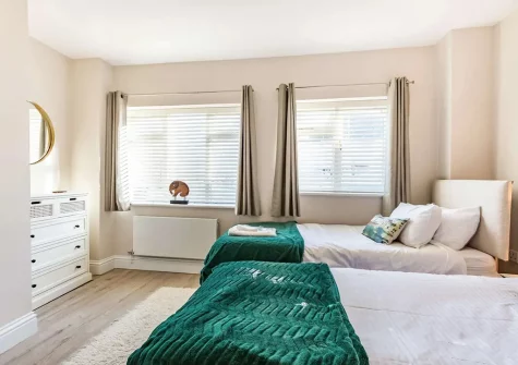 Bedroom #4 at Churchfield Cottage, Appledore