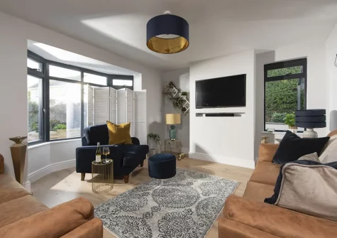The living room at Chy An Eglos, Carbis Bay