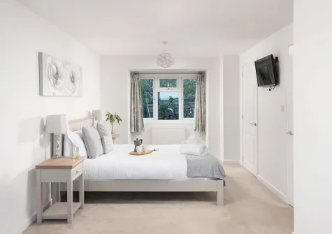 Bedroom #1 at Chy an Mor, Coverack