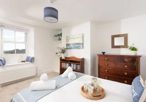 Bedroom #3 at Chy an Mor, Coverack