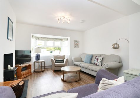 The living area at Chy-an-Mor, Port Isaac