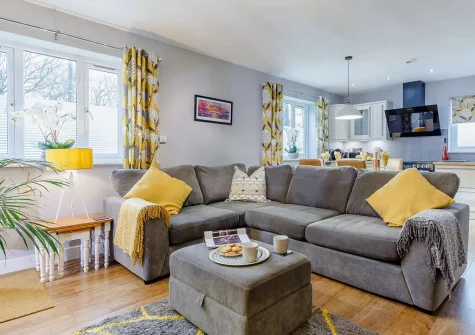 The living area at Chy Bian, Lanner