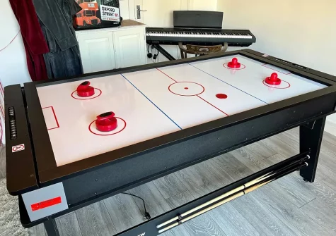 The games room at Chy Bian, Lanner