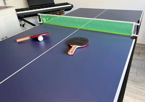 The games room at Chy Bian, Lanner