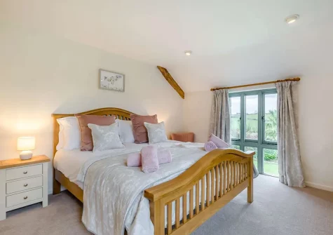 Bedroom #1 at Chy Kerensa, Trewidland