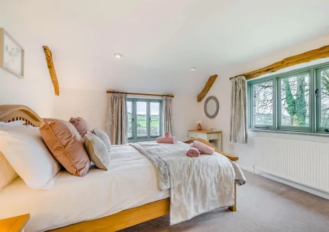 Bedroom #1 at Chy Kerensa, Trewidland