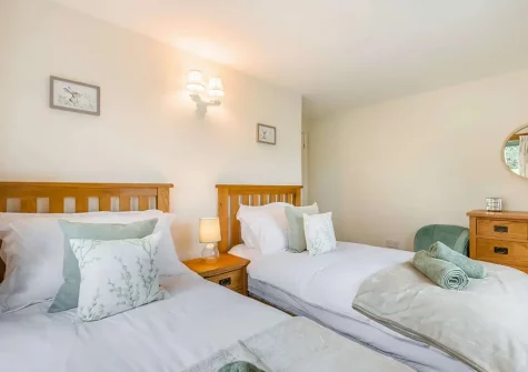 Bedroom #3 at Chy Kerensa, Trewidland