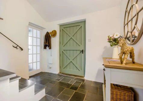 The entrance hall at Chy Kerensa, Trewidland