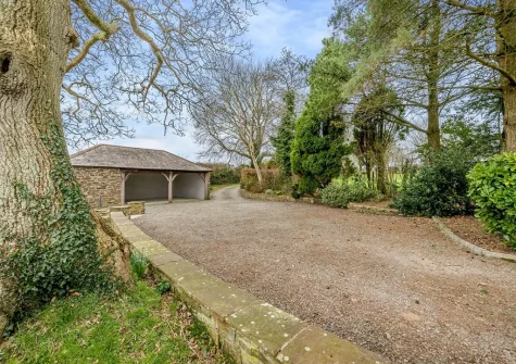 Chy Kerensa has parking for three cars under the carport