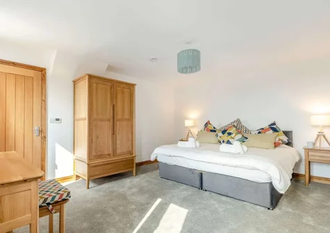 Bedroom #2 at Chy Lowen, Penvose Farm, Tregurrian