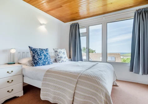 Bedroom #1 at Chy Lymner, Trevone