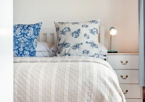 Bedroom #1 at Chy Lymner, Trevone