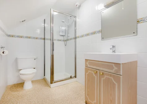 Bedroom #1 en-suite shower room at Chy Lymner, Trevone