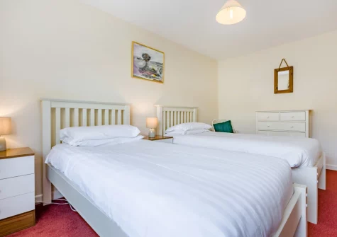 Bedroom #2 at Chy Lymner, Trevone